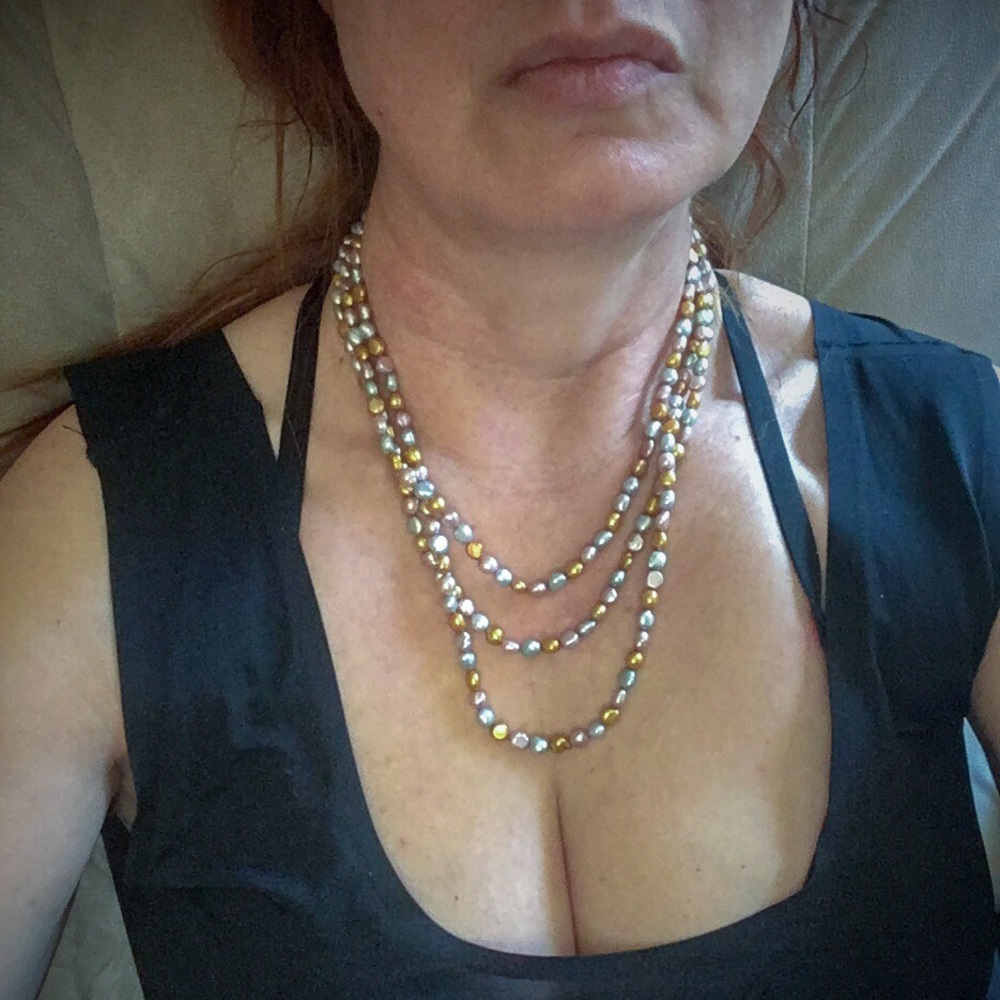 🌟Opera Length Multicolored Pearl Set - Picture 3 of 8